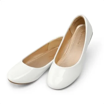 DREAM PAIRS Girls Slip On Ballet Flats, Versatile & Comfy
