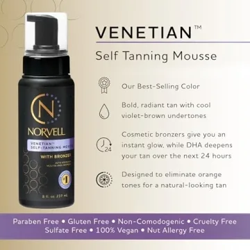 Norvell Sunless Tanner Mousse - Natural, Streak-Free Glow