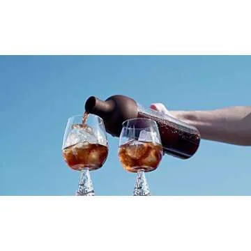 Hario Cold Brew Coffee Wine Bottle, 650ml, Brown