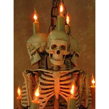 Skeleton Chandelier - Unique Halloween Prop