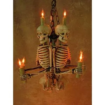 Skeleton Chandelier - Unique Halloween Prop