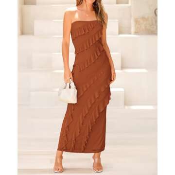 BTFBM Women Summer Dresses Formal Wedding Guest Dresses Elegant Cocktail Dresses Bodycon Party Club ...