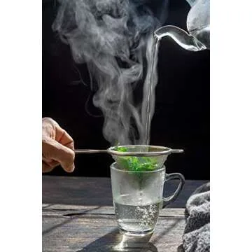 Peppermint Tea 1LB (16Oz), Cut & Sifted | STRONG & FRESH | Non-irradiated, 200+ Cups, Peppermint Loose Leaf Herbal Tea (Mentha Piperita) | Mint Tea | Bulk 1 lb. Large Resealable Bag