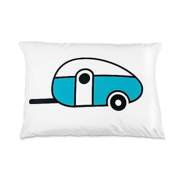Cheerful Camper RV Queen Sheet Set for Ultimate Comfort