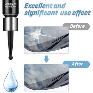 3 Pack Automotive Glass Nano Repair Kit for Windshield Fixes
