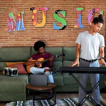 AOCEAN 12 Inch White Big Wood Letters Unfinished Wooden Letters for Wall Decor Decorative Standing Letters Slices Sign Board Decoration for Craft Home Party Projects (D)