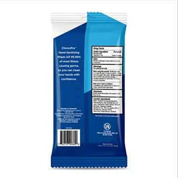 Clorox Pro Hand Wipes 20 Ct | Alcohol Free Travel Wipes