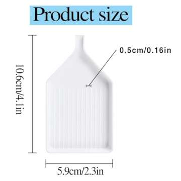 11PCS Plastic Diamond Painting Trays, 4.1 x 2.3 Inches Bead Sorting Trays，Rhinestone Tray Organize...