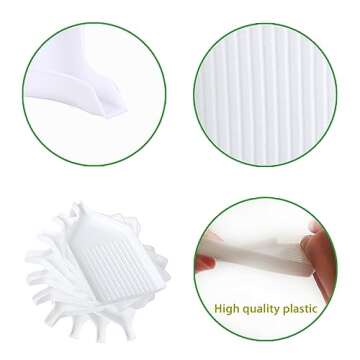 11PCS Plastic Diamond Painting Trays, 4.1 x 2.3 Inches Bead Sorting Trays，Rhinestone Tray Organizer，Diamond Painting Accessories and Tools for DIY Crafts Rhinestone Sorting Tray