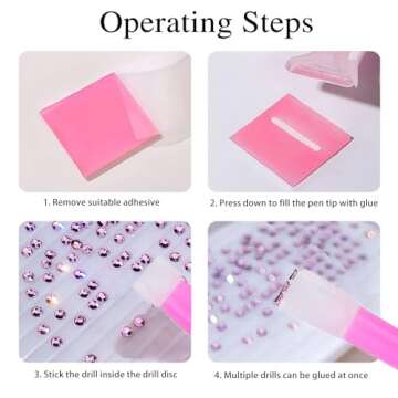 11PCS Plastic Diamond Painting Trays, 4.1 x 2.3 Inches Bead Sorting Trays，Rhinestone Tray Organizer，Diamond Painting Accessories and Tools for DIY Crafts Rhinestone Sorting Tray