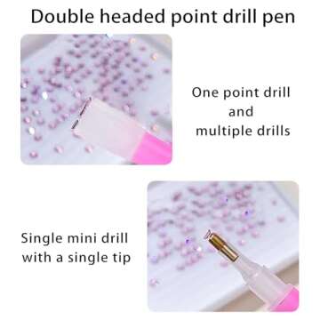 11PCS Plastic Diamond Painting Trays, 4.1 x 2.3 Inches Bead Sorting Trays，Rhinestone Tray Organizer，Diamond Painting Accessories and Tools for DIY Crafts Rhinestone Sorting Tray