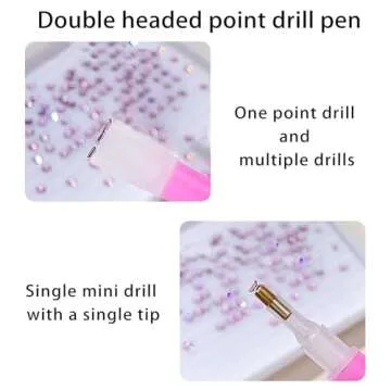 11PCS Plastic Diamond Painting Trays, 4.1 x 2.3 Inches Bead Sorting Trays，Rhinestone Tray Organizer，Diamond Painting Accessories and Tools for DIY Crafts Rhinestone Sorting Tray