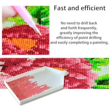 11PCS Plastic Diamond Painting Trays, 4.1 x 2.3 Inches Bead Sorting Trays，Rhinestone Tray Organizer，Diamond Painting Accessories and Tools for DIY Crafts Rhinestone Sorting Tray