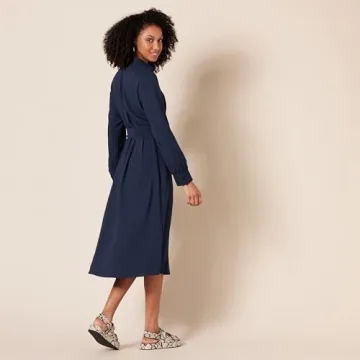 Elegant Amazon Essentials Georgette Midi Shirt Dress