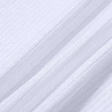 CUNLIN Tube top Womens Crop Tops Going Out top one Shoulder Tube Bustier Cropped Womens Outfitters Summer Ribbed White 08 M