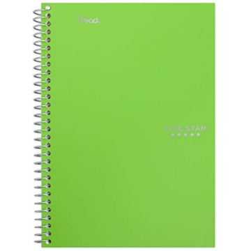 Five Star Small Spiral Notebooks in 6 Colors