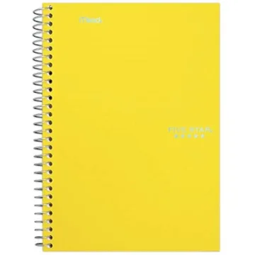 Five Star Small Spiral Notebooks in 6 Colors