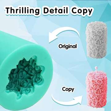 Startso World 20A Turquoise Silicone MoldMaking Kit 21.2OZ