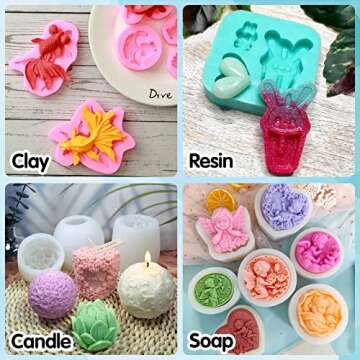 Startso World 20A Turquoise Silicone MoldMaking Kit 21.2OZ