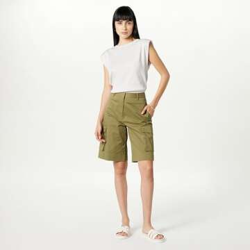 The Drop Women's Crew Neck Sleevless tee with Shoulder Pads by @ieshathegr8