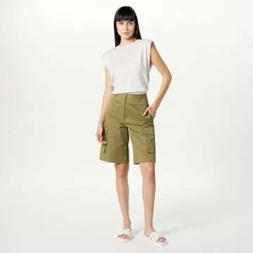 The Drop Women's Crew Neck Sleevless tee with Shoulder Pads by @ieshathegr8