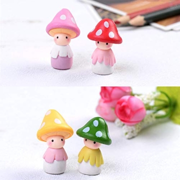 Cute Miniature Mushroom Dolls for Fairy Garden Fun