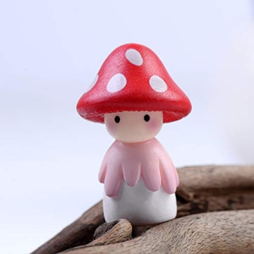 Cute Miniature Mushroom Dolls for Fairy Garden Fun