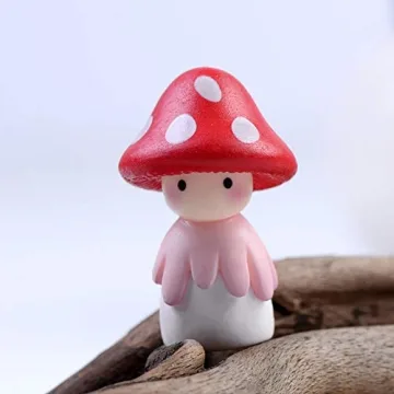 Cute Miniature Mushroom Dolls for Fairy Garden Fun