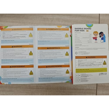 TECJOE LCD Writing Tablet for Kids - Colorful Doodle Board