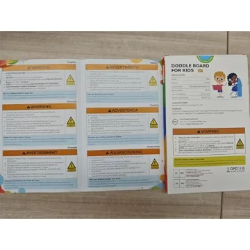 TECJOE LCD Writing Tablet for Kids - Colorful Doodle Board