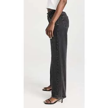 Levi's Women's Low Loose Jeans in Grey, Trendy Fit