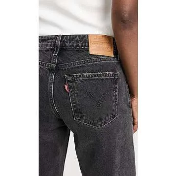 Levi's Women's Low Loose Jeans in Grey, Trendy Fit