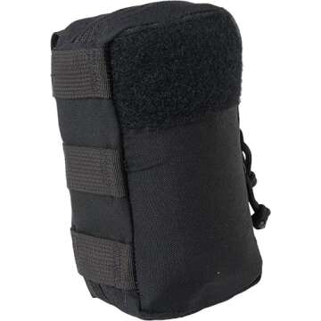 North American Rescue M-FAK Mini First Aid Kit (Black) NAR First Responders Compact Medical Bag with C-A-T Tourniquet, Chest Seal, ETD, Gauze (80-0494)