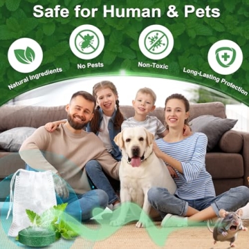 BOZFLY 32 Pack Natural Mouse Repellent - Family Safe