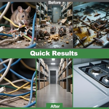 BOZFLY 32 Pack Natural Mouse Repellent - Family Safe