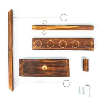 Ring Toss Game for Adults: Table Games - Camping Games for Adults - Yard Games Outdoor Games for Adults and Family - Hook and Ring Games for Camping & Party, 15.7" X 13" Large Size