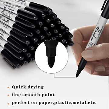 300 Pack Permanent Markers Fine Point for Every Need