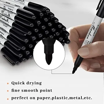 300 Pack Permanent Markers Fine Point for Every Need