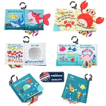 Engaging Fish Baby Sensory Book for Infants