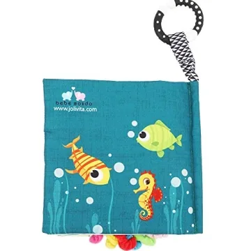 Engaging Fish Baby Sensory Book for Infants