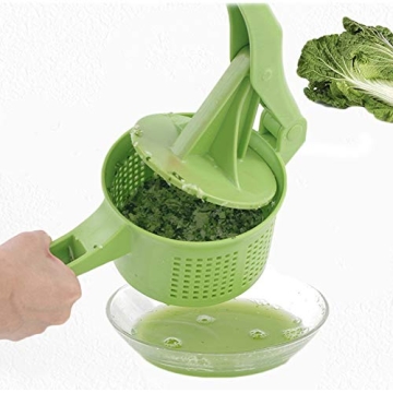 Romote Spinner Vegetable Creative Pressing Vegetable Stuffing Squeezer Fruit Squeezing Tool Hand-Pre...