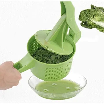 Romote Spinner Vegetable Creative Pressing Vegetable Stuffing Squeezer Fruit Squeezing Tool Hand-Pre...