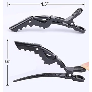 HH&LL Hair Clips Women Salon Quality Non-Slip Grip 10Pack