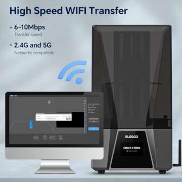 ELEGOO Saturn 3 Ultra 12K MSLA 3D Printer Features