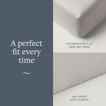 GroundLuxe Organic Fitted Grounding Sheet in Gray for a King Size Bed