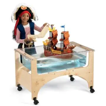 Jonti-Craft See-Thru Sensory Table for Kids' Fun