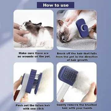 Garstor Self Cleaning Dog & Cat Brush for Shedding
