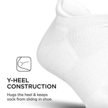 Feetures Eco-Friendly Max Cushion Ankle Socks for Everyone