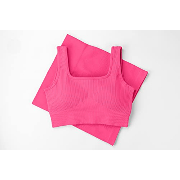 Stylish QINSEN High Waisted Leggings and Sports Bra Set