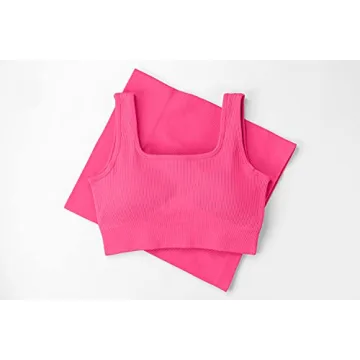 Stylish QINSEN High Waisted Leggings and Sports Bra Set